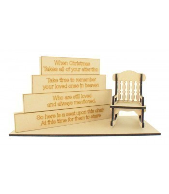 18mm Stacking Blocks Set with 'When Christmas takes all of your attention...' Wording Plaques